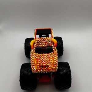 Glittering Orange Monster Truck Toy